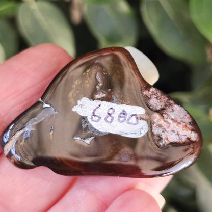 52.20ct Loose Slaughter Mountain Fire Agate | Freeform Cabochon | #8
