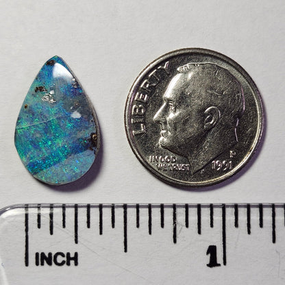 3.94ct Quilpie Australian Boulder Opal | Pear Shape Cabochon | #E287
