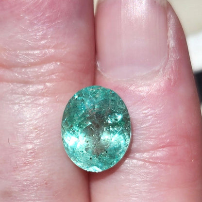 3.93ct Sea Foam Green Tourmaline | Oval Cut