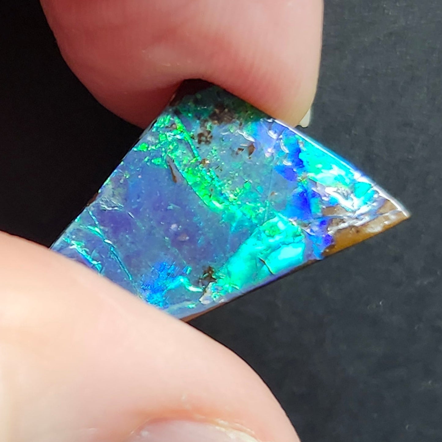 10.28ct Quilpie Black Boulder Opal | #E233