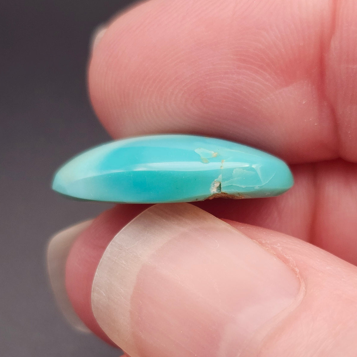 11.66ct Pilot Mountain Turquoise | Oval Cabochon | #522