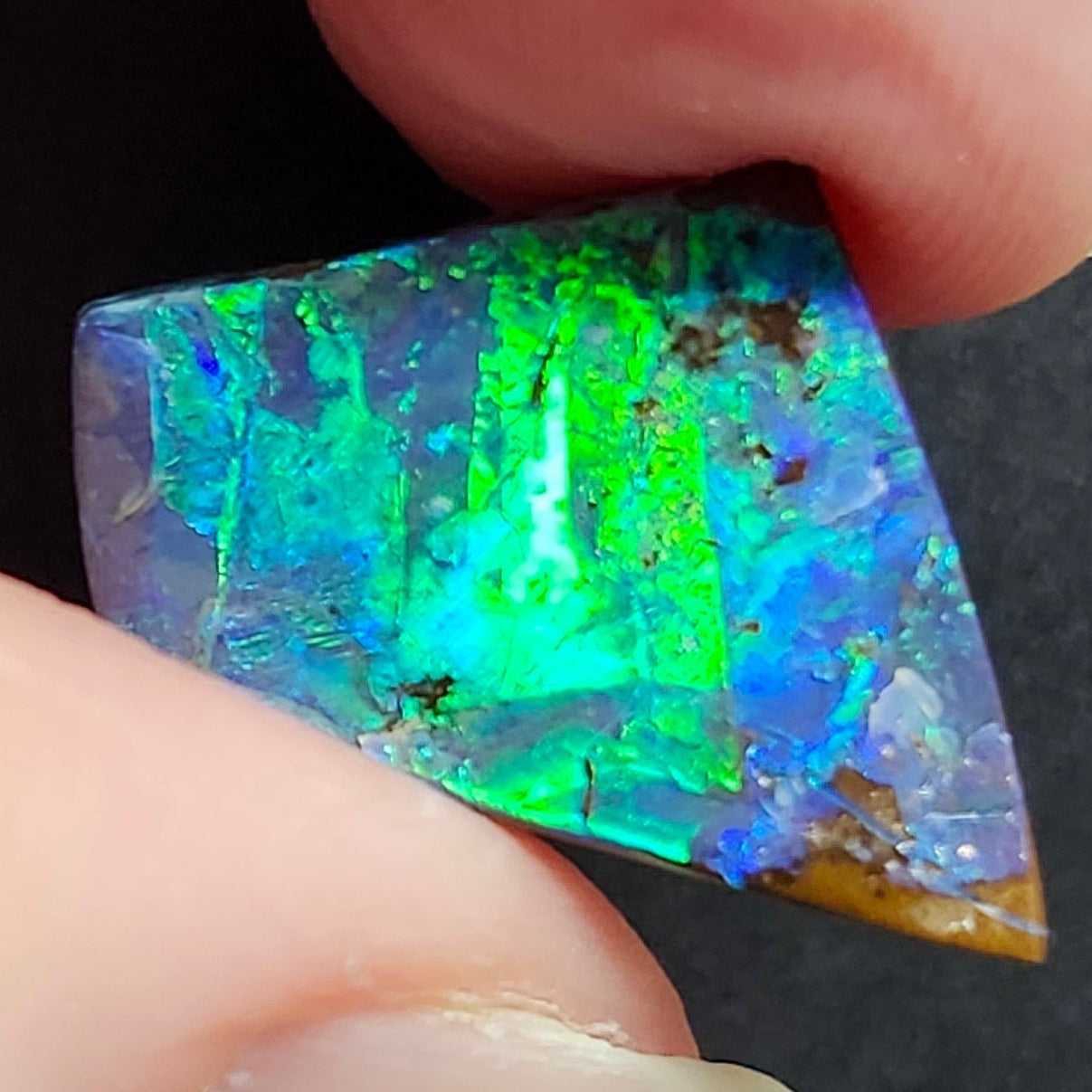 10.28ct Quilpie Black Boulder Opal | #E233