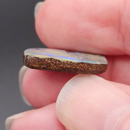 9.03ct Quiplie Australian Boulder Opal | Cushion Cut Cabochon | #E295
