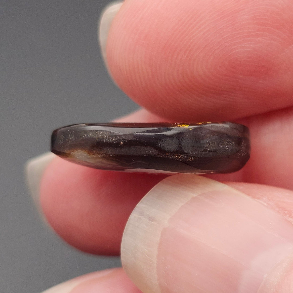 10.08ct Loose Fire Agate | Oval Cabochon