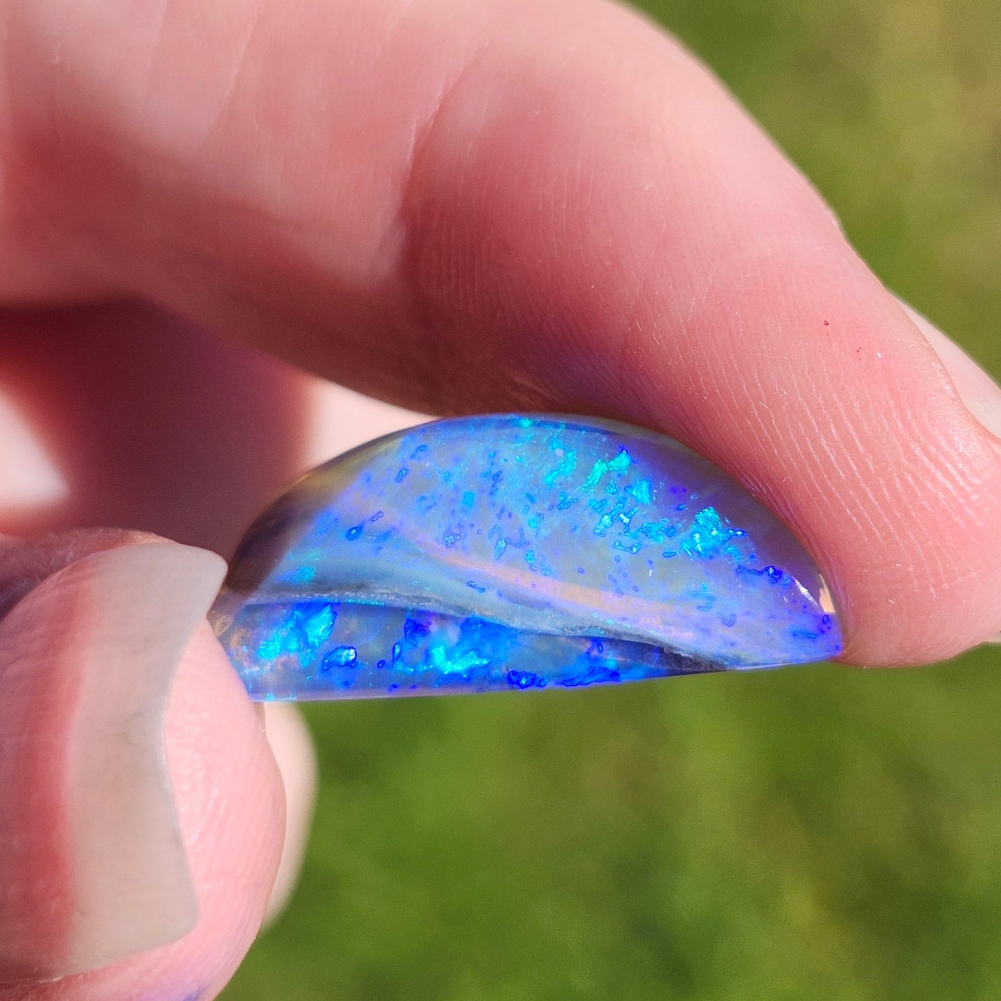7.23ct Lightning Ridge Semi-Black Crystal Opal | #E273