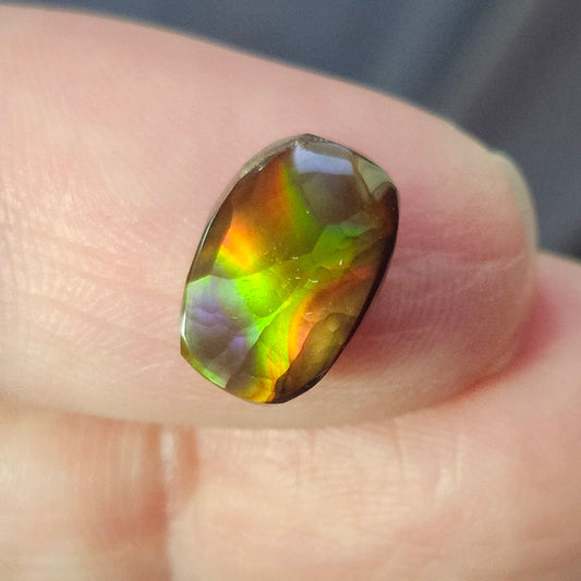 2.97ct Loose Fire Agate | Cushion Cabochon