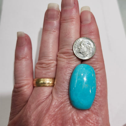 Turquoise #517 | Sleeping Beauty | Oval Cabochon Cut