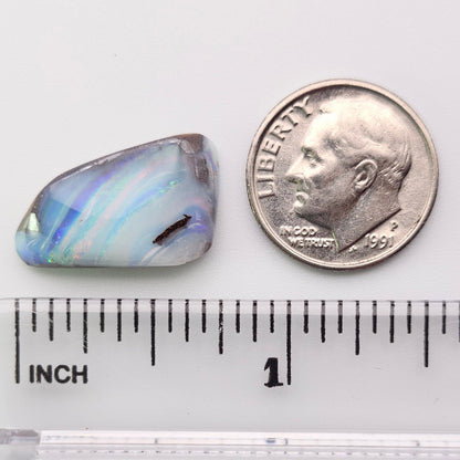 8.19ct Australian Quilpie Boulder Opal | Freeform Cabochon | #E302