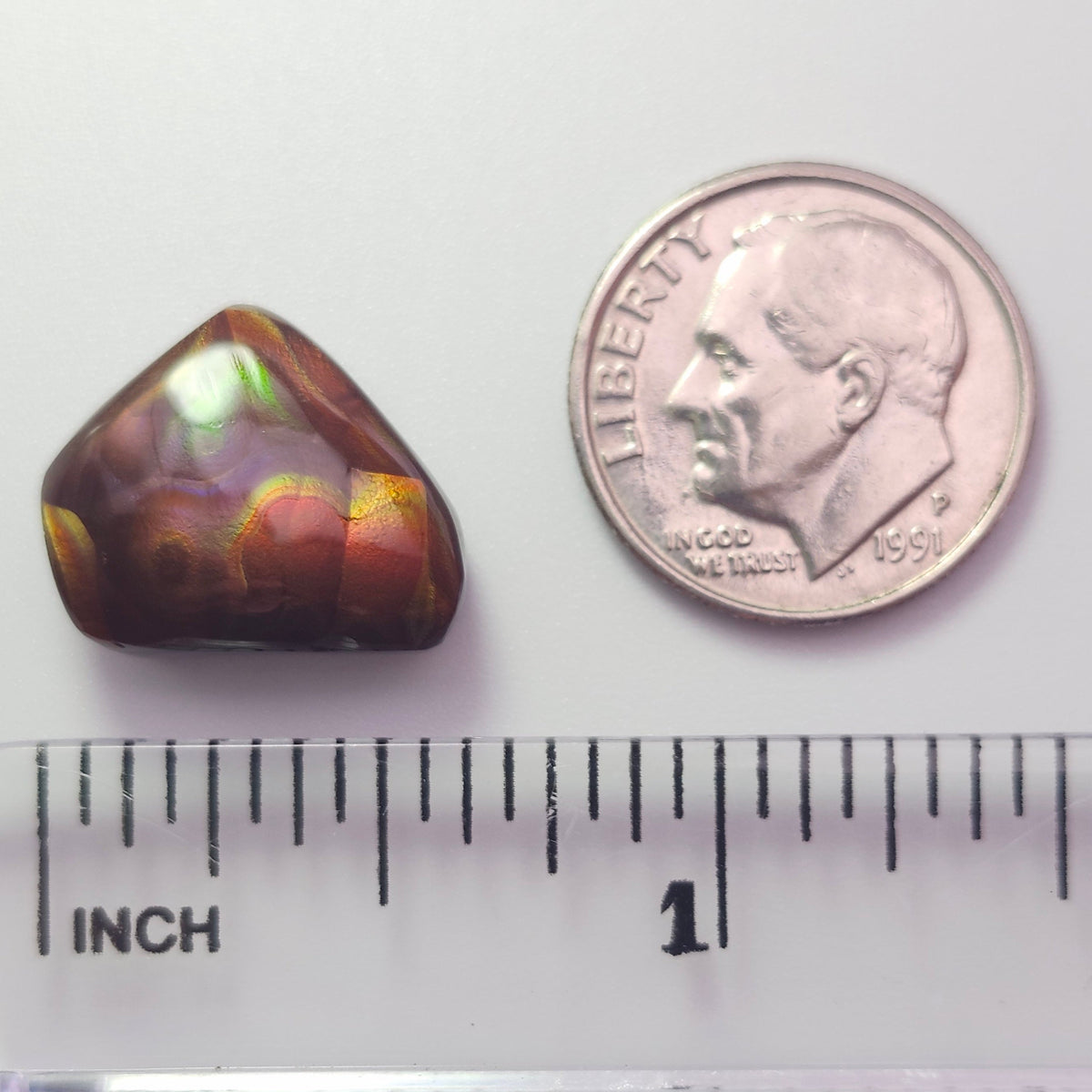 10.57ct Loose Fire Agate | Freeform Cabochon