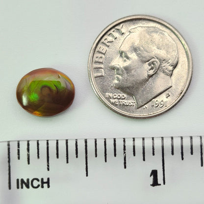 2.69ct Loose Fire Agate | Oval Cabochon