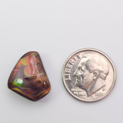 10.57ct Loose Fire Agate | Freeform Cabochon