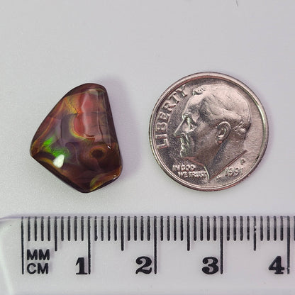 10.57ct Loose Fire Agate | Freeform Cabochon