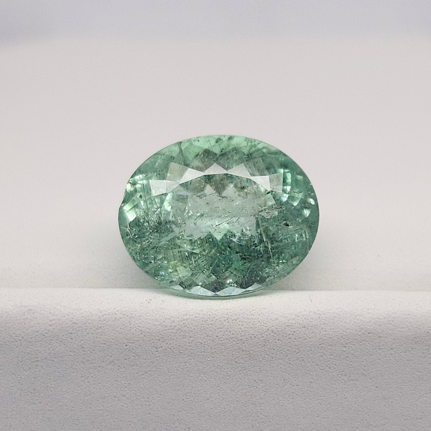 3.93ct Sea Foam Green Tourmaline | Oval Cut