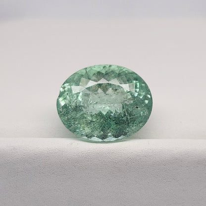 3.93ct Sea Foam Green Tourmaline | Oval Cut