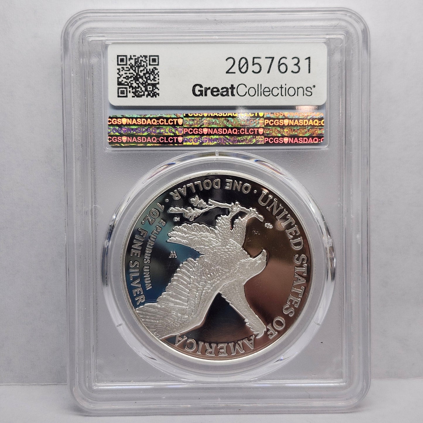 2022-W $1 Silver Eagle PCGS PR70DCAM Collectible Coin | First Day of Issue | Fine Silver | #24