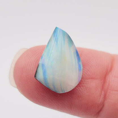 4.62ct Australian Quilpie Boulder Opal | Freeform Pear Cabochon | #E303