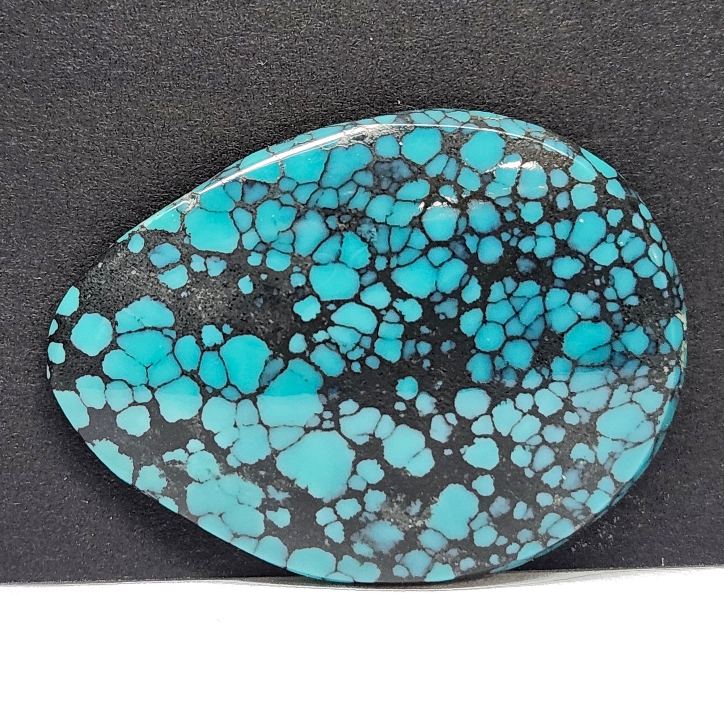 28.83ct Lone Mountain Spiderweb Turquoise | Pear Cabochon | #818