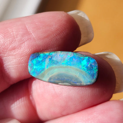 3.70ct Quilpie Australian Boulder Opal | Cushion Cut Cabochon | #E285