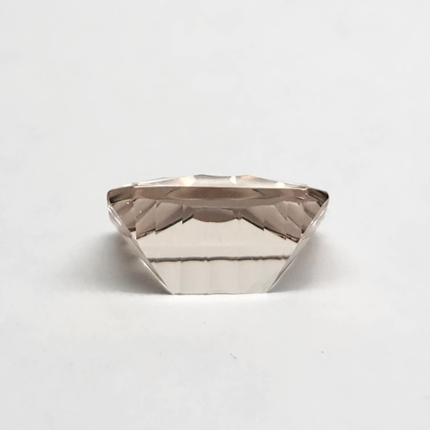 7.21ct Morganite | Fancy Laser Cut Emerald Shape