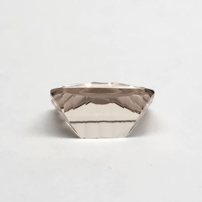 7.21ct Morganite | Fancy Laser Cut Emerald Shape