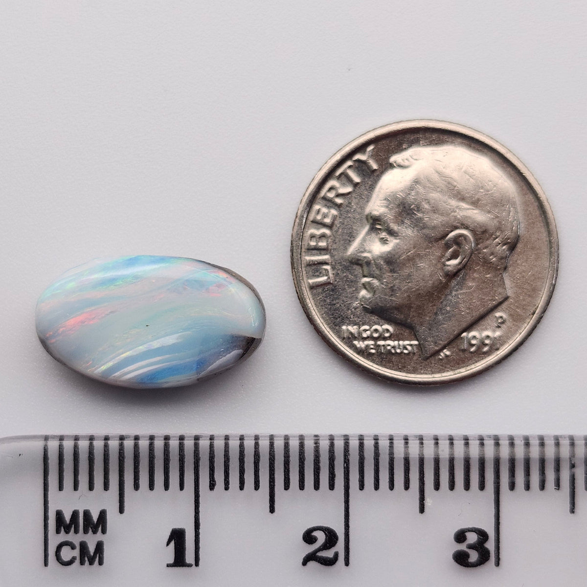 4.96ct Quilpie Australian Boulder Opal | Oval Cabochon | #E309