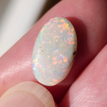 1.42ct White Opal | Oval Cabochon | #E282
