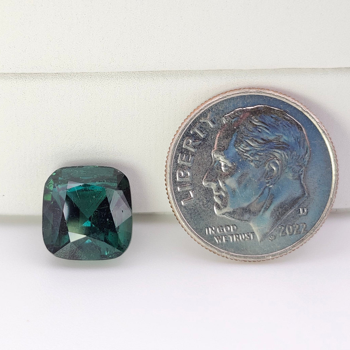 5.78ct Indicolite Tourmaline | Custom Cushion Cut | AA Color
