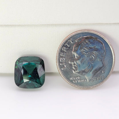 5.78ct Indicolite Tourmaline | Custom Cushion Cut | AA Color