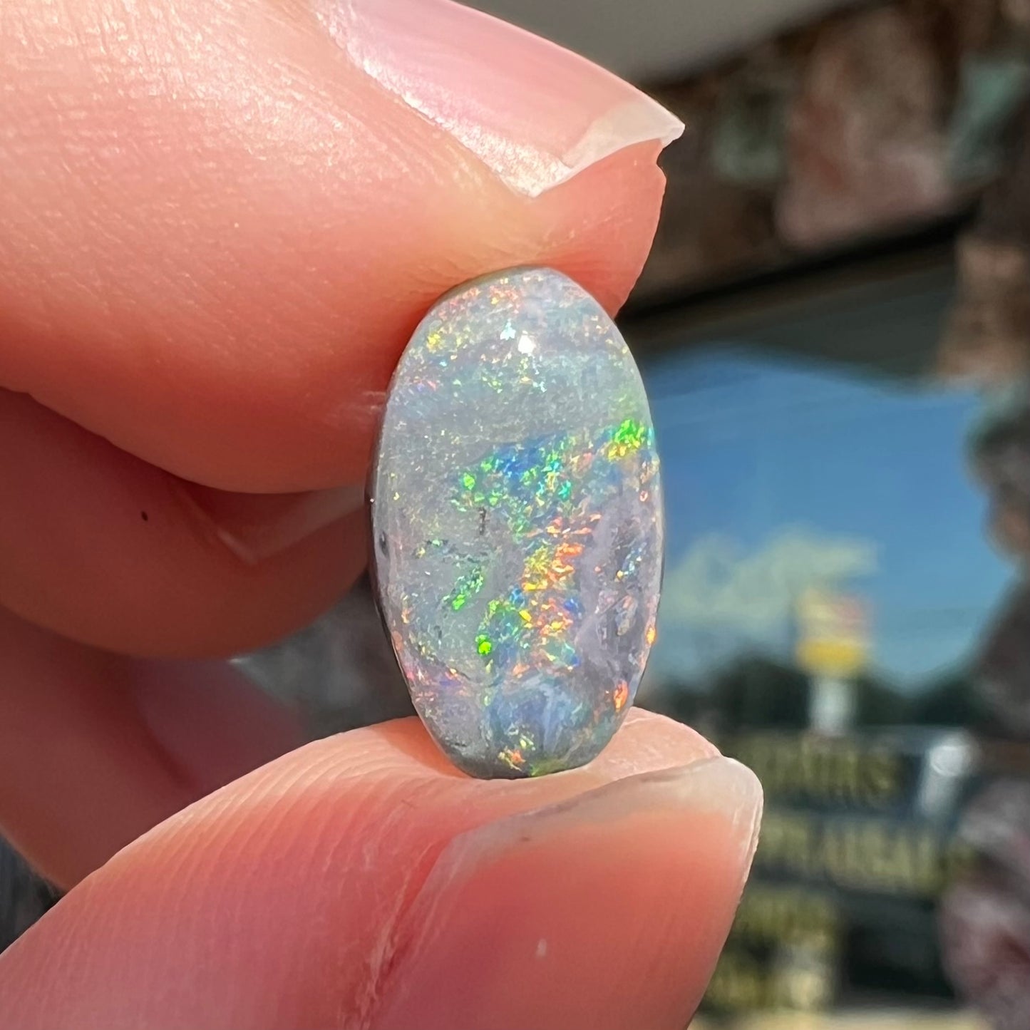 2.64ct Lightning Ridge Semi-Black Opal | #E190