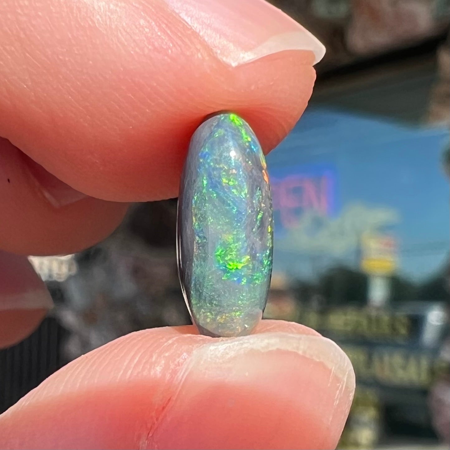2.64ct Lightning Ridge Semi-Black Opal | #E190