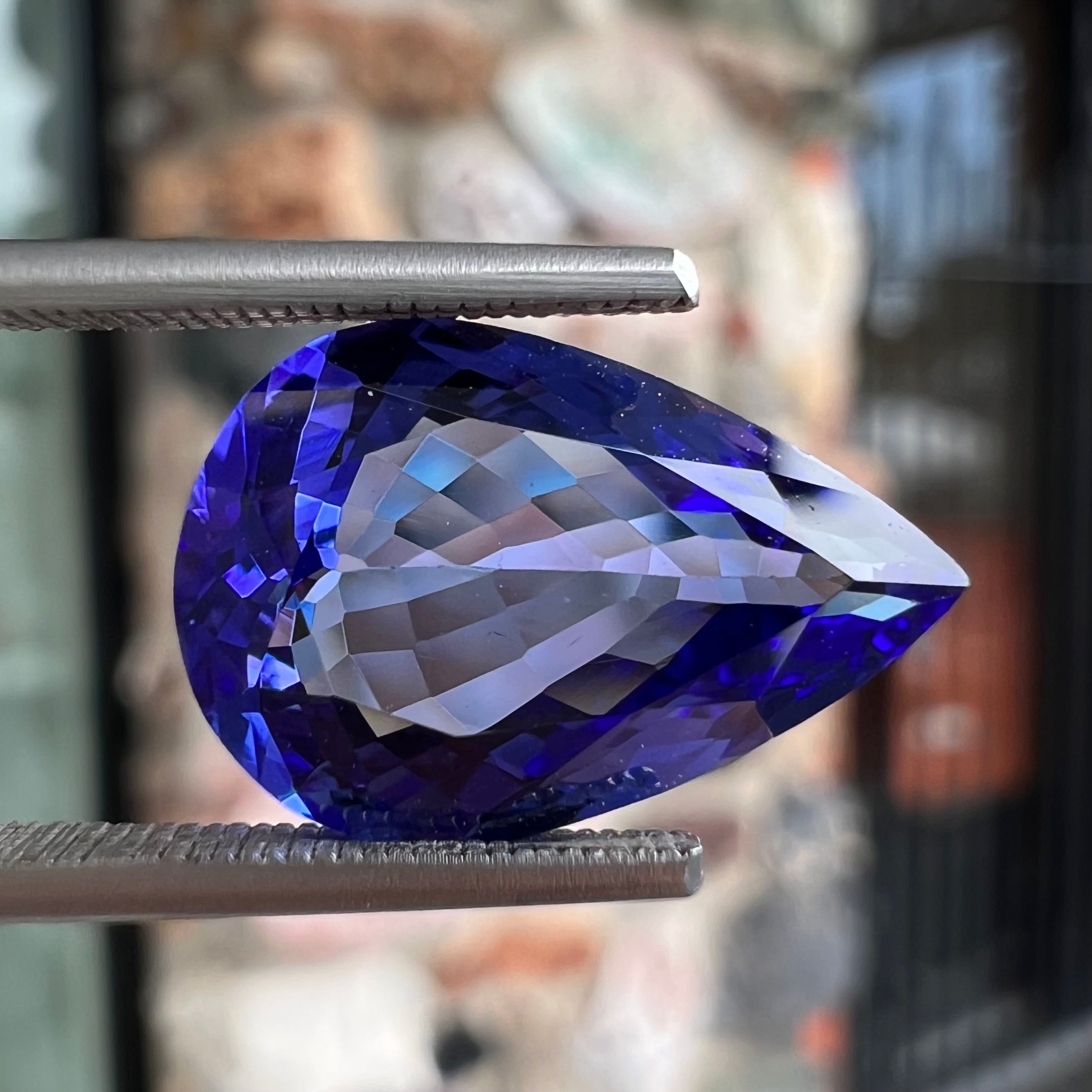 Tanzanite,Diamond （タンザナイト、ダイヤモンド）K18 Ring-