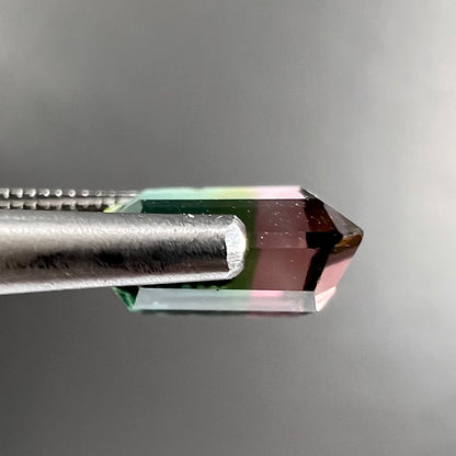 1.04ct Watermelon Tourmaline, Emerald Cut