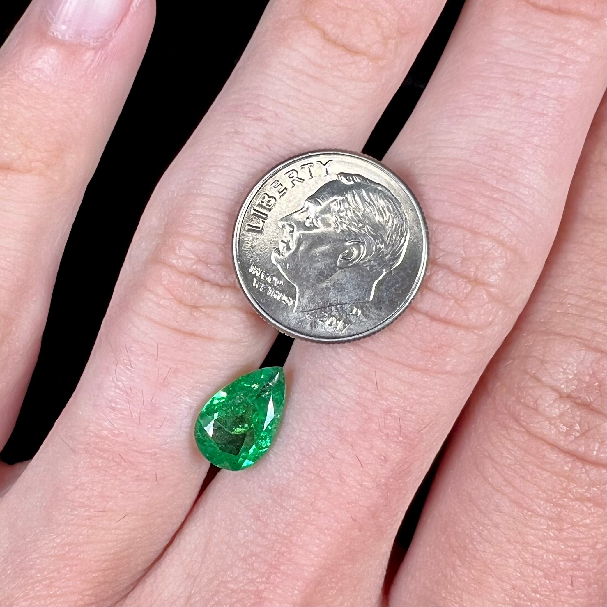 2.35ct Tsavorite Garnet Pear Shape Gemstone Burton s Burton s Gems and Opals