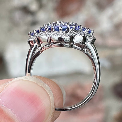 Tanzanite, Alexandrite, & Diamond Ring | 14kt