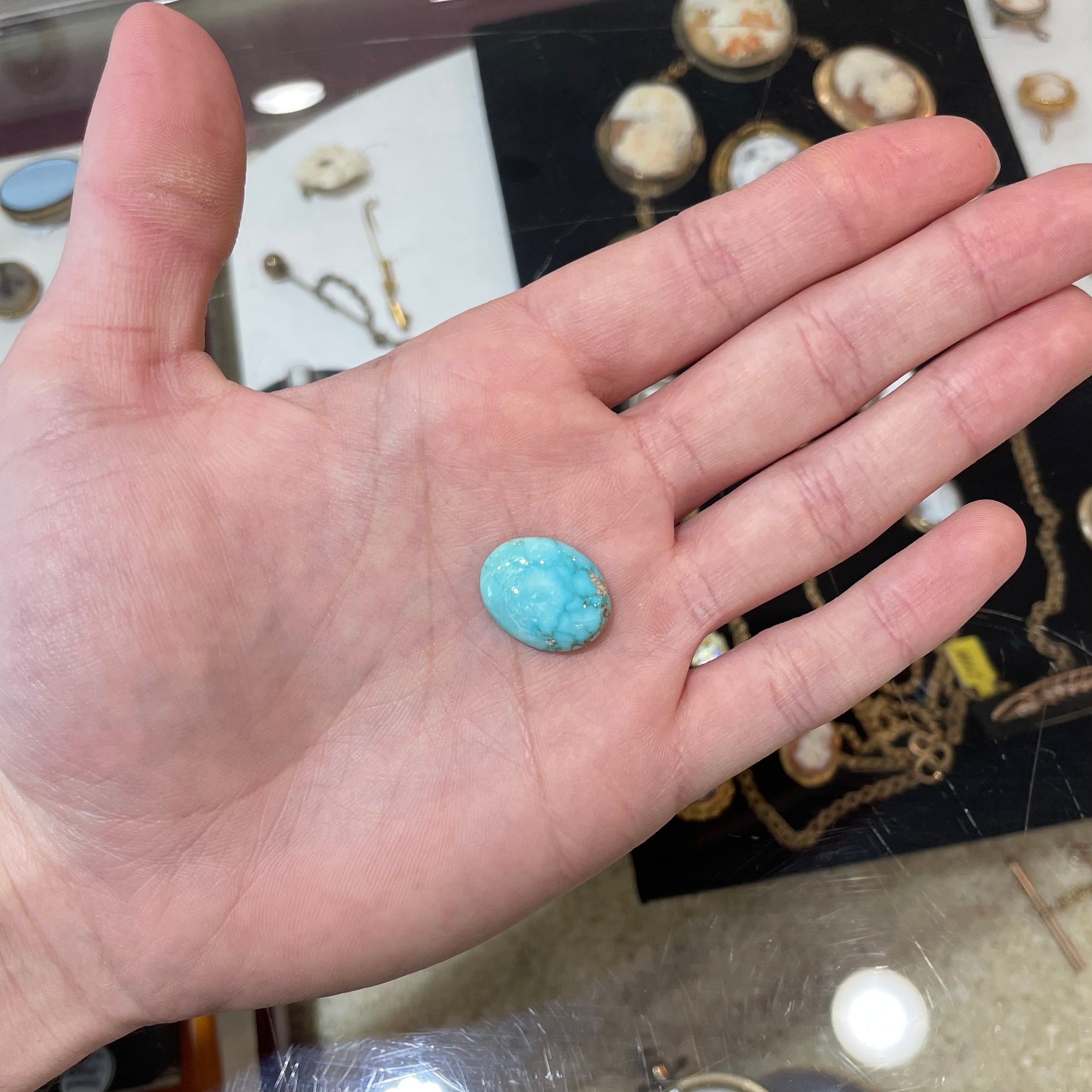 Mexican sales turquoise stone