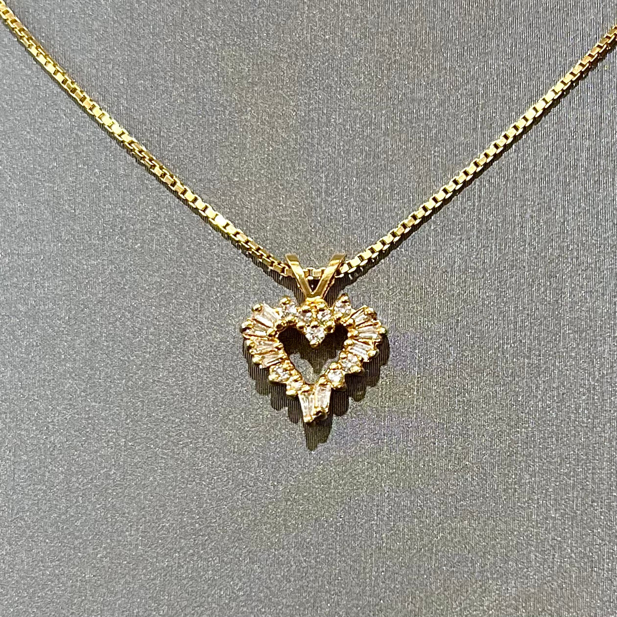Diamond Heart Pendant | 14kt