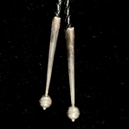 Navajo Sunface Kachina Bolo Tie | Sterling Silver | Vintage c.1960's