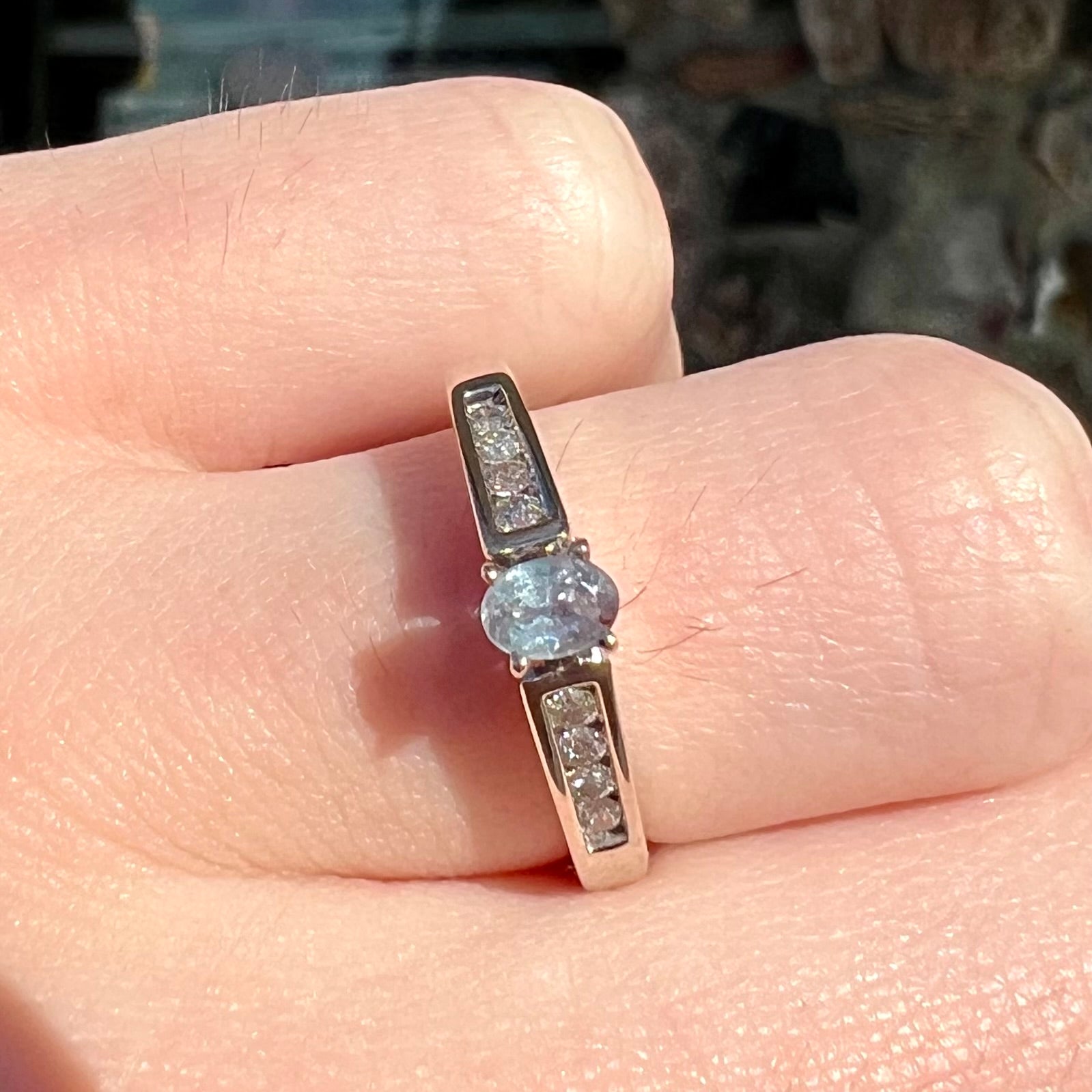 Natural 0.26ct Alexandrite Diamond Ring Burton s Burton s Gems and Opals