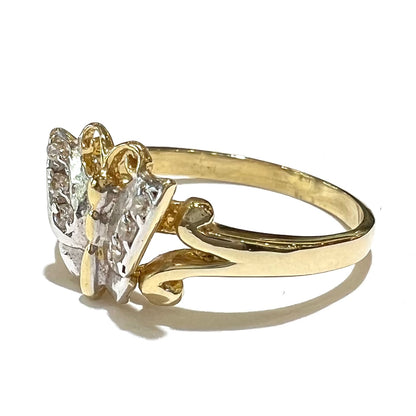 Gold Butterfly Ring | 14kt | Estate
