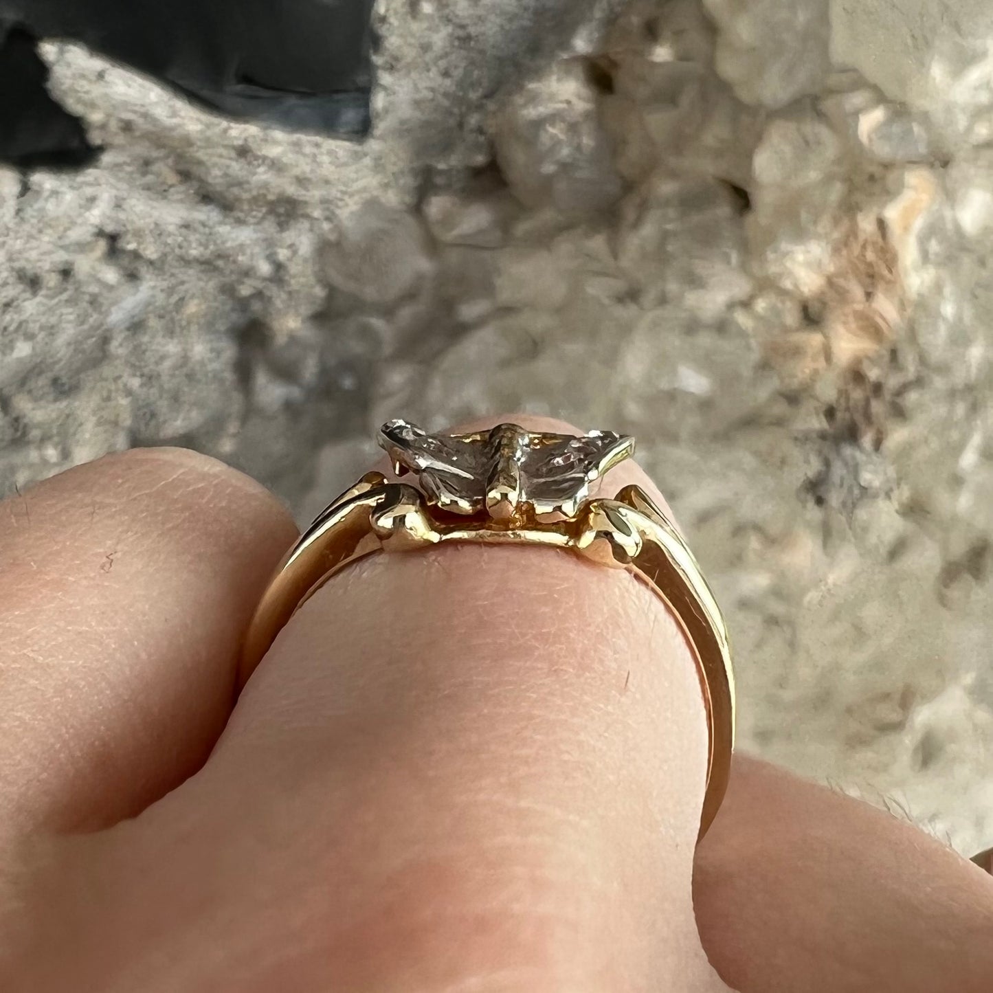 Gold Butterfly Ring | 14kt | Estate