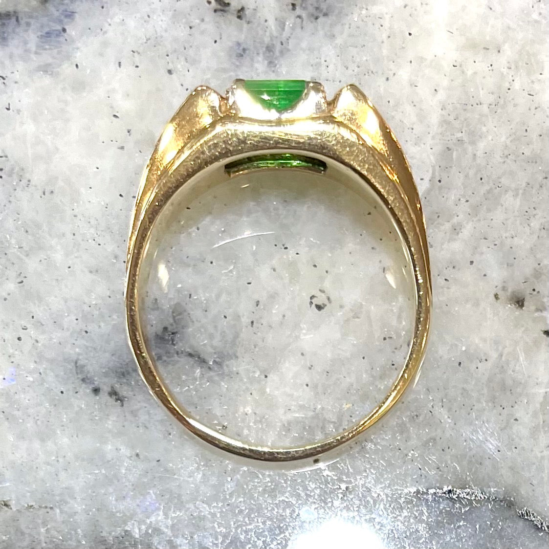 Emerald Men's Ring | 14kt