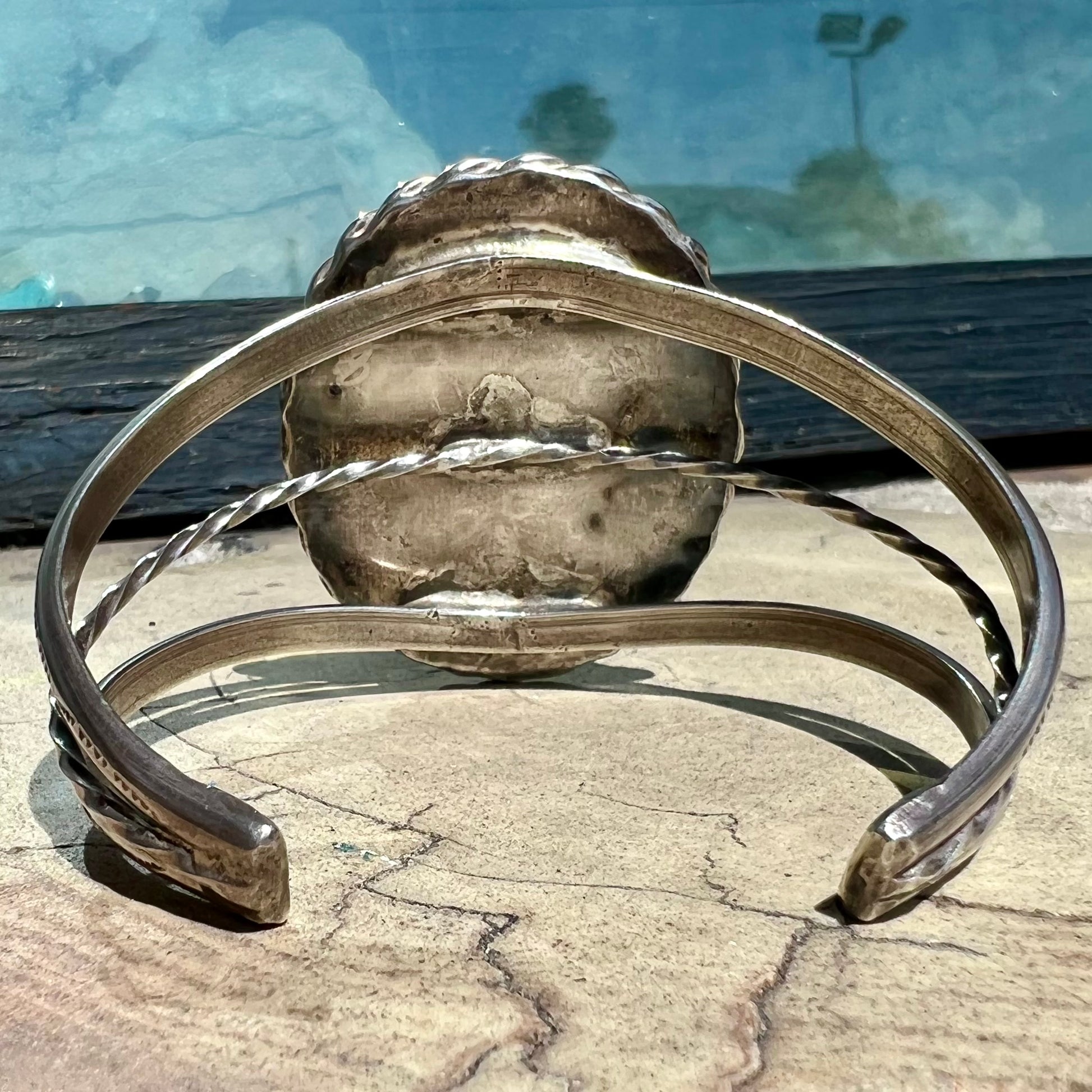 Best Leopard Jasper Vintage Native American Navajo Sterling Silver Bracelet Best Leopard Jasper Vintage Native American Navajo Sterling Silver Bracelet