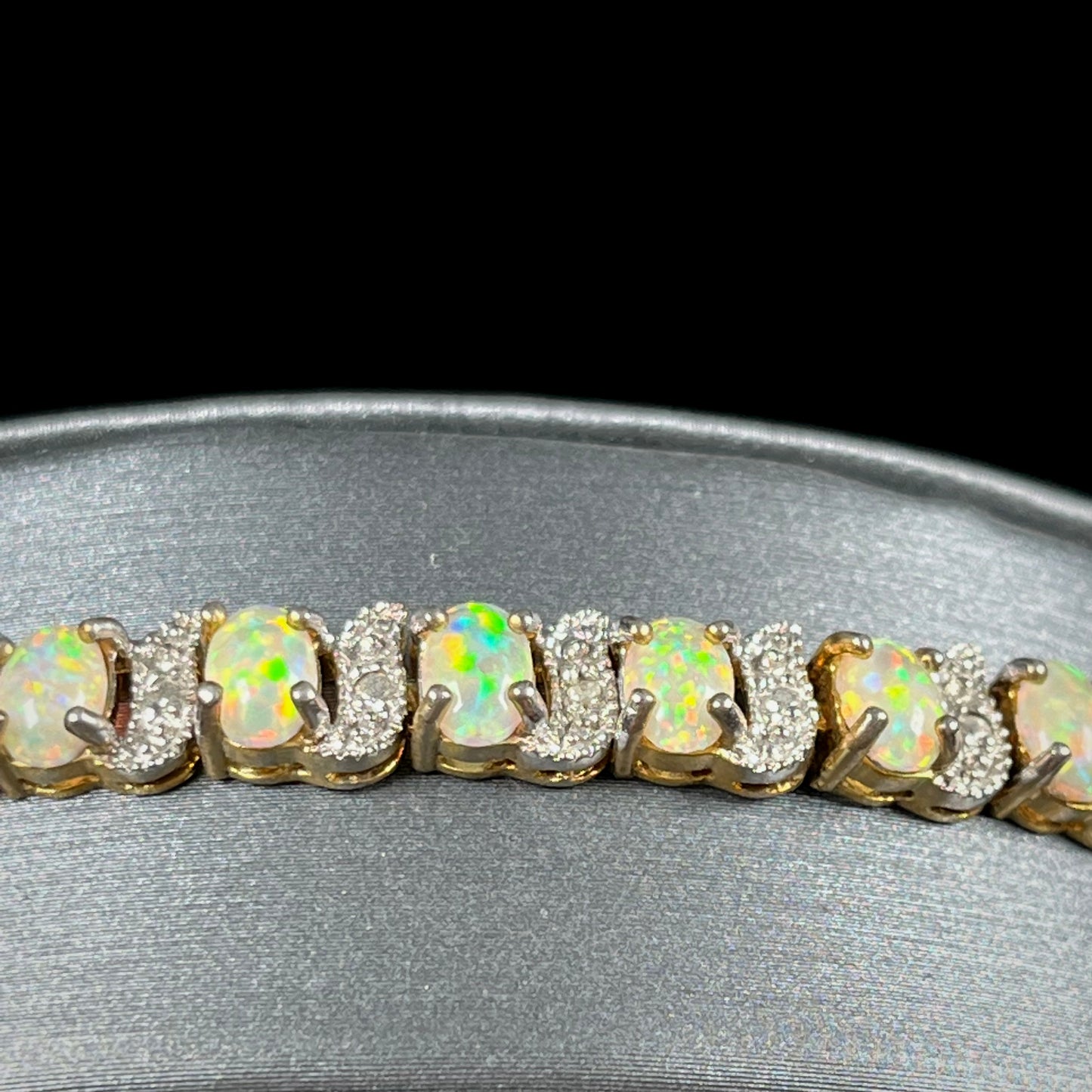 Imitation Opal Bracelet | Sterling Silver