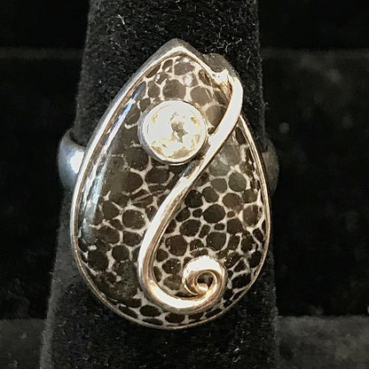 Spotted Jasper Ring | Sterling Silver
