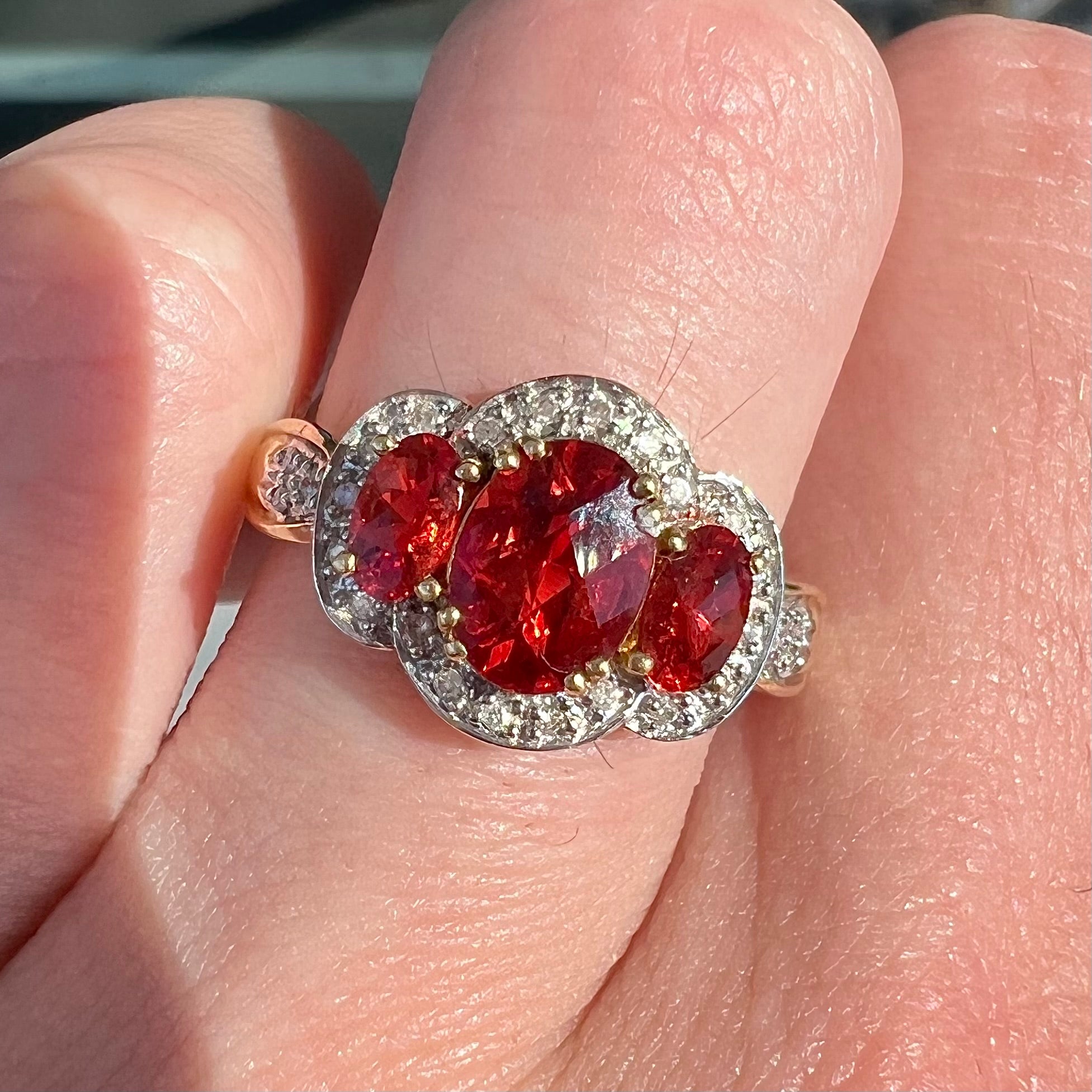 Red Spinel & Diamond Tiffany Ring – CRAIGER DRAKE DESIGNS®