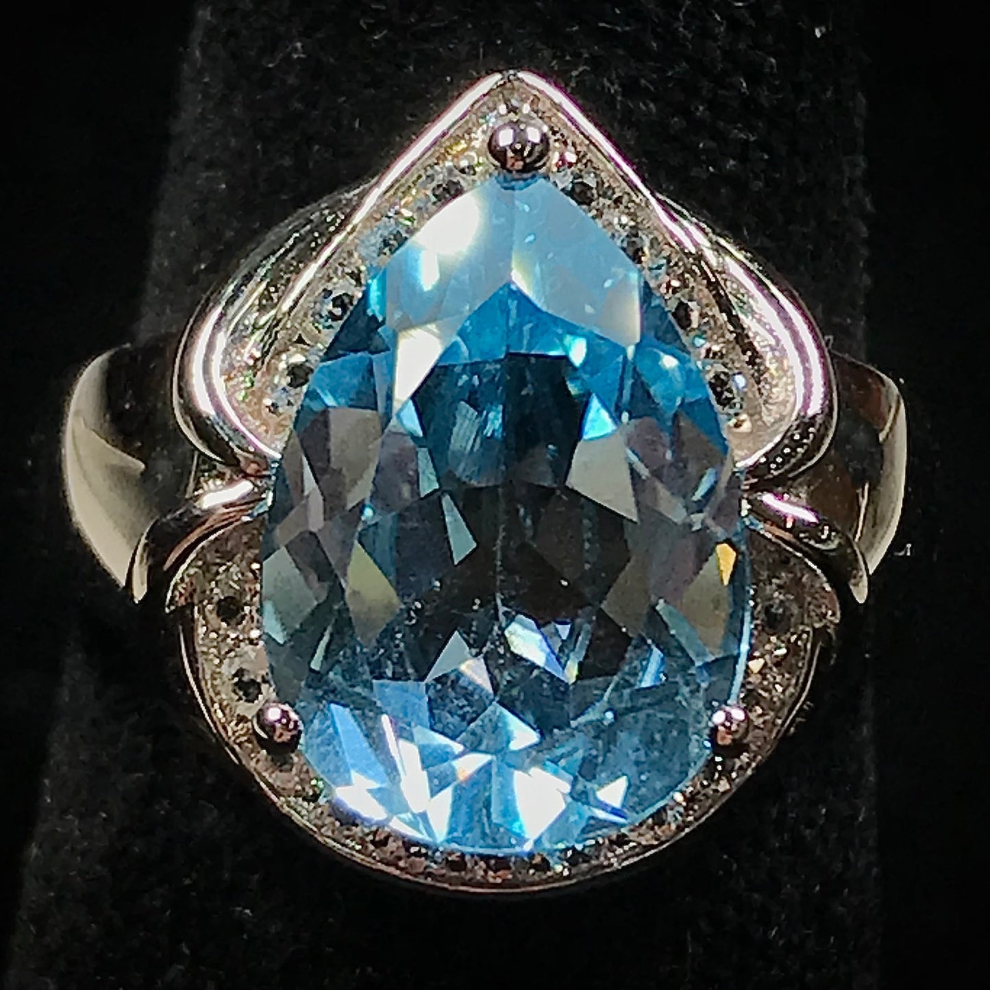 Blue Topaz Ring | Sterling Silver