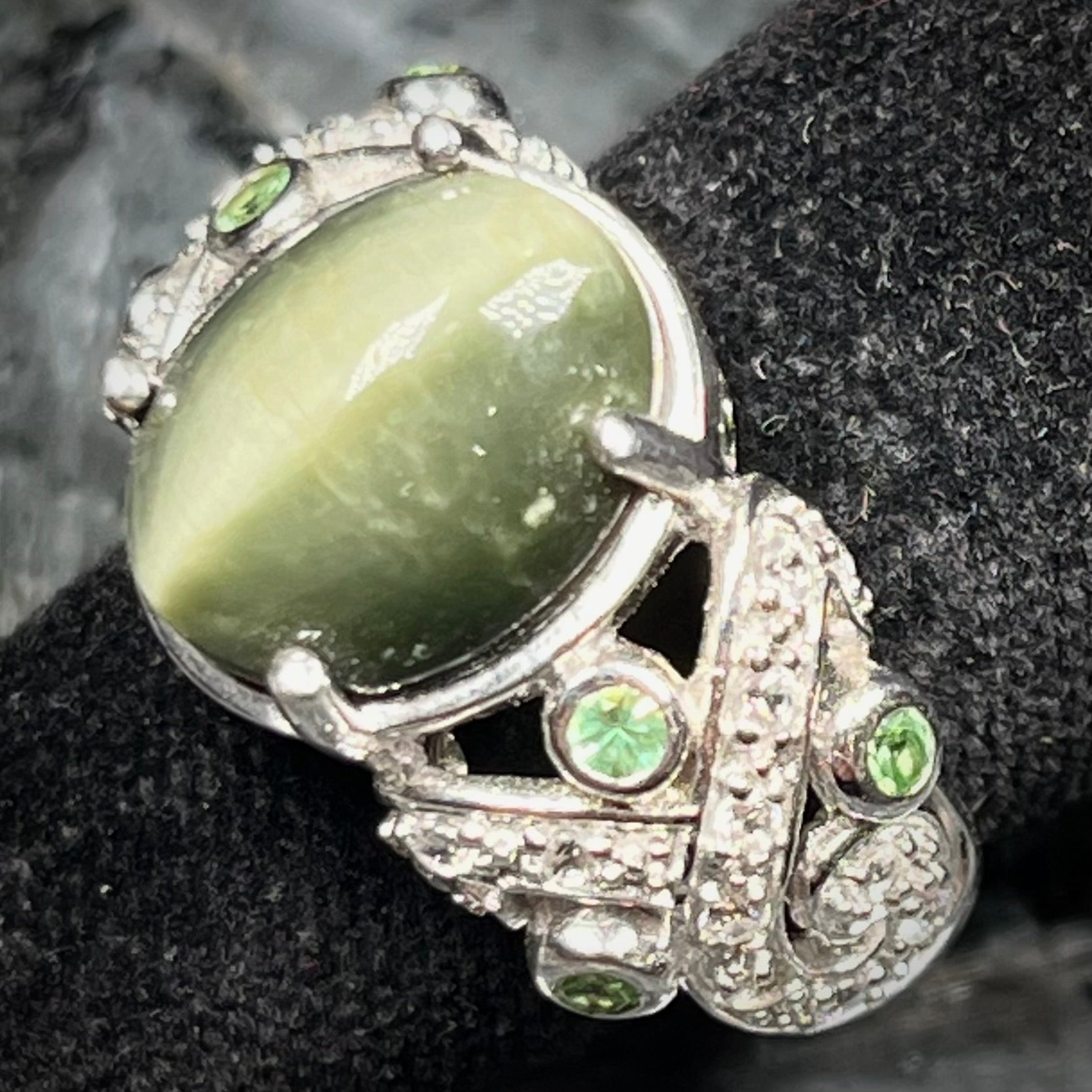 Cheap Green Gold Women Finger Ring Square Beads Ring Ring Chinese Style Ring  Women Open Ring | Joom