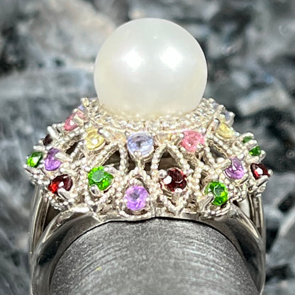 Pearl Princess Ring | Sterling Silver