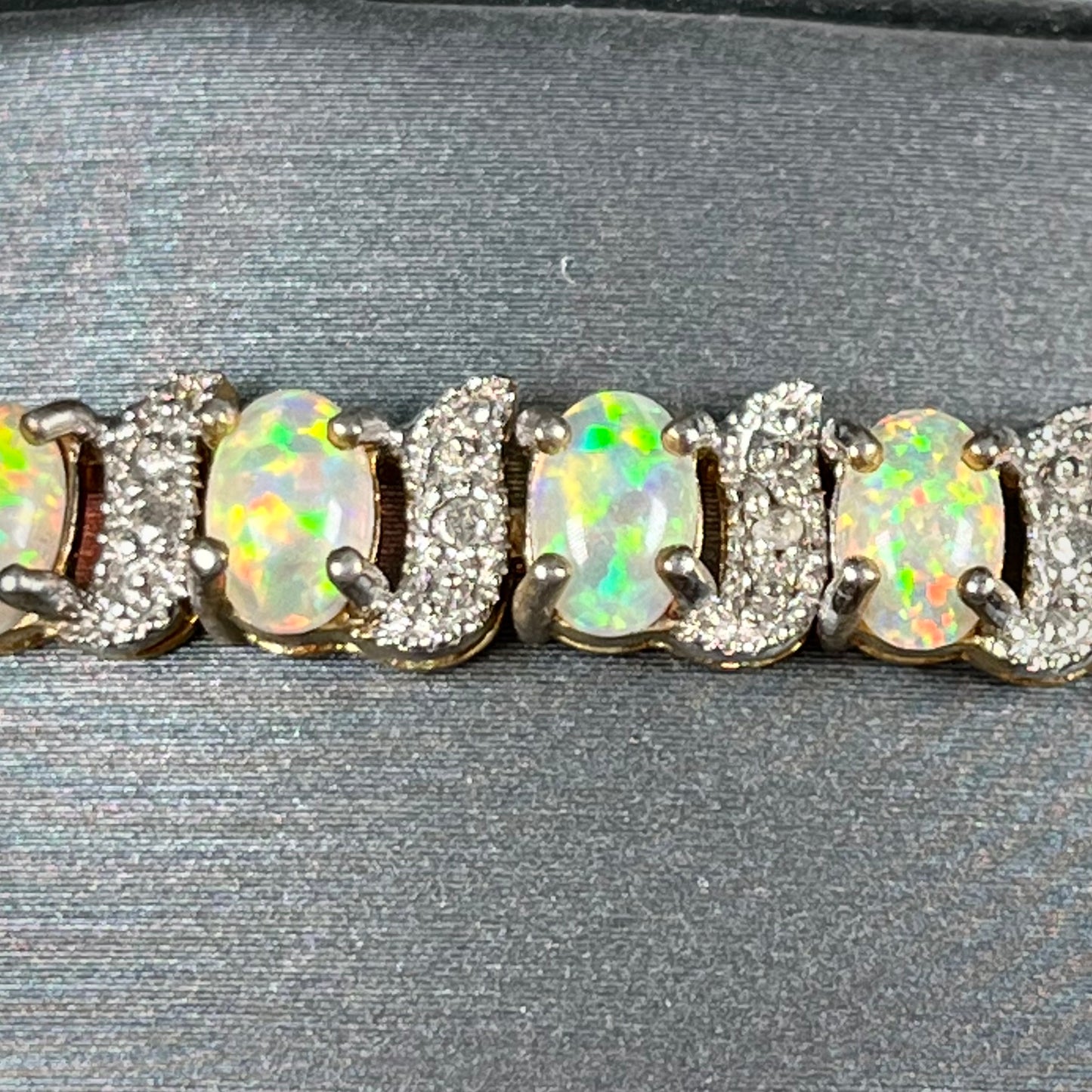 Imitation Opal Bracelet | Sterling Silver