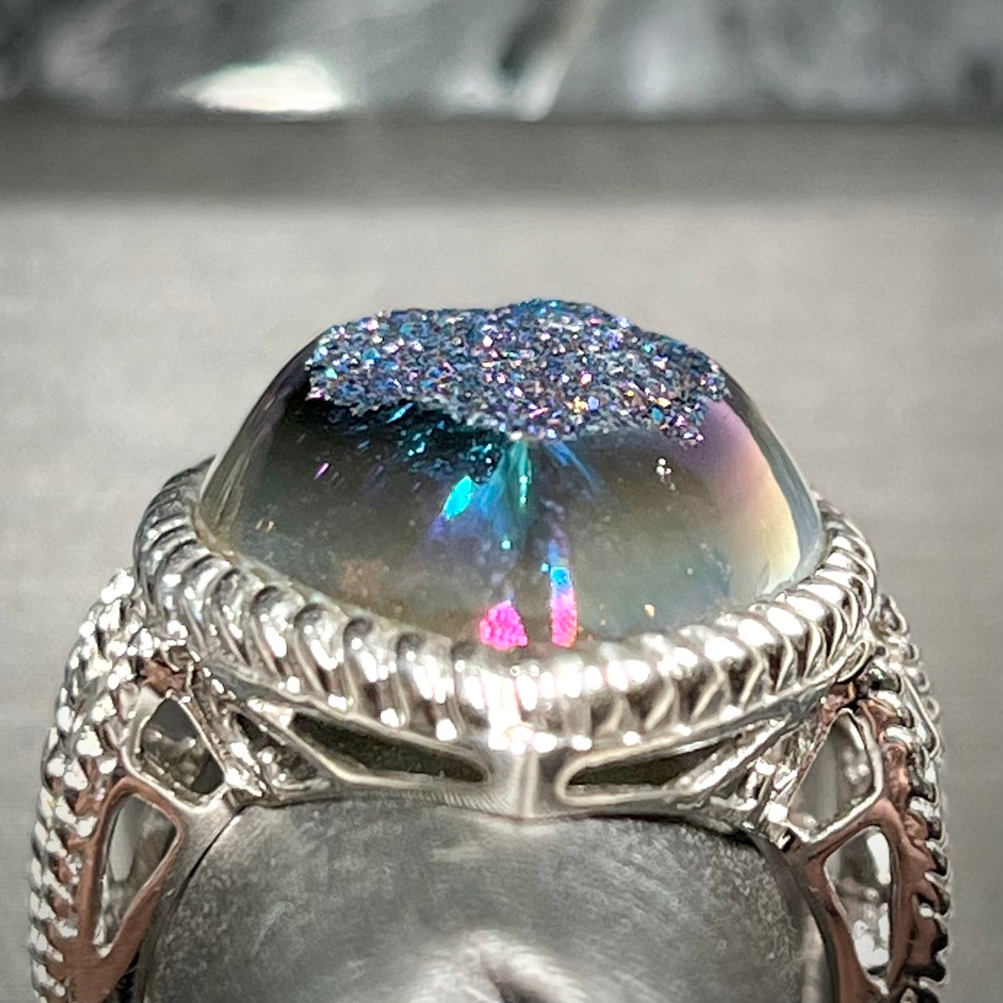 Druzy Quartz Ring | Sterling Silver